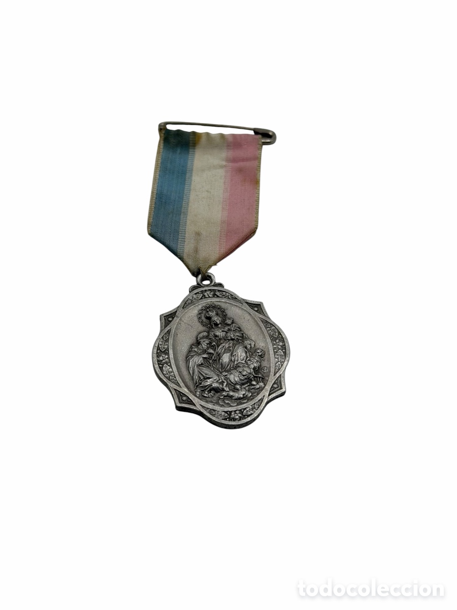Antiques: Antigua Medalla Religiosa