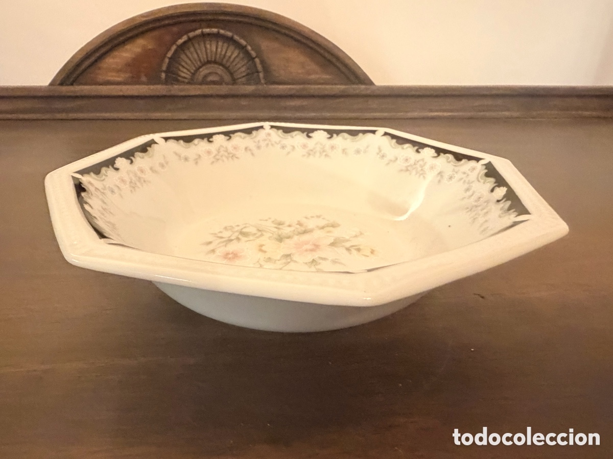 Antig&uuml;edades: Antiguo cuenco octogonal cer&aacute;mica china