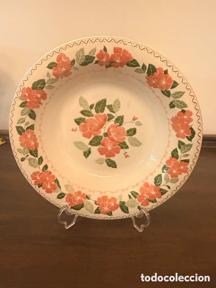 Antig&uuml;edades: Antiguo plato decorativo de cer&aacute;mica