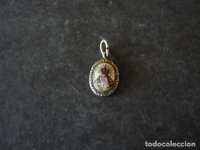 Antiques: NUESTRA SE&Ntilde;ORA ESPERANZA MACARENA ANTIGUA MEDALLA CON ESMALTE 1 X 0,5 CM