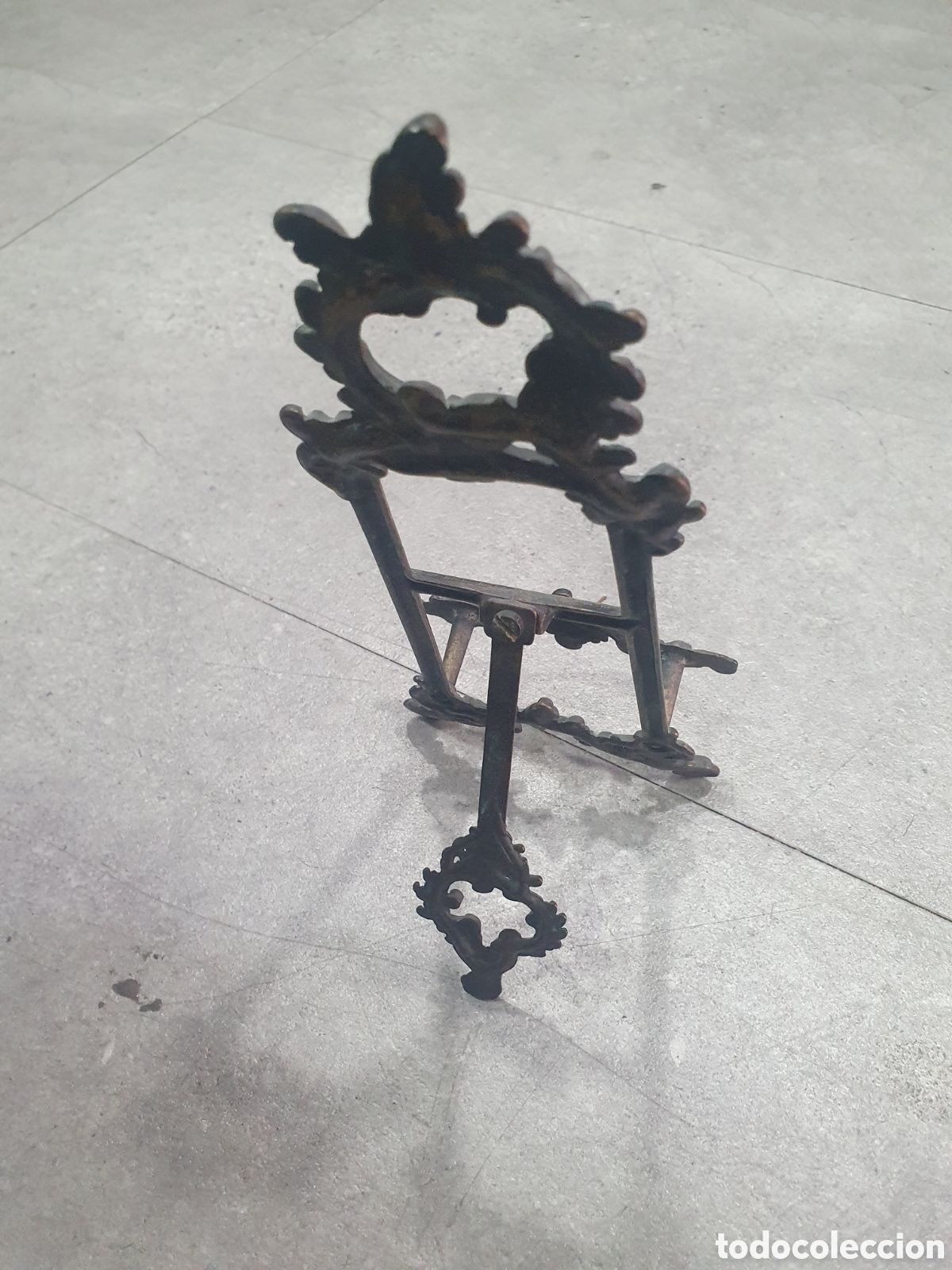Antig&uuml;edades: Antiguo atril bronce. (L127) - Foto 3
