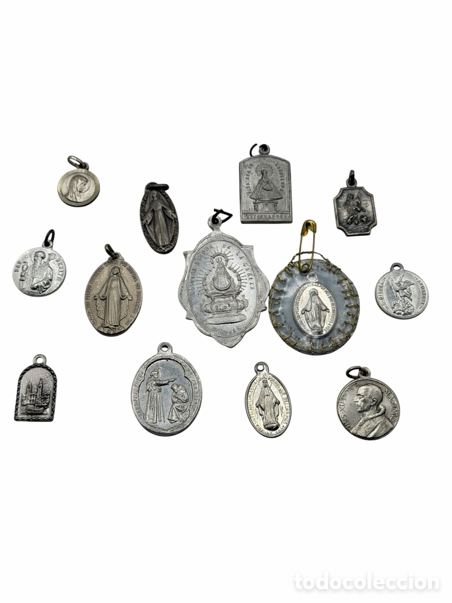 Antiques: Lote de Medallas Religiosas