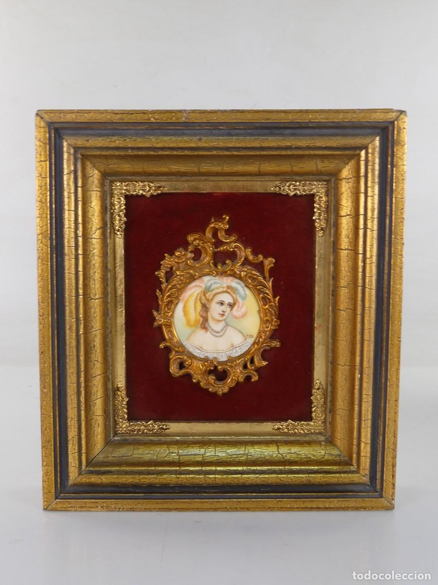 Antiquit&auml;ten: PRECIOSA DECORACION DE PARED MAGNIFICO CUADRO CON IMAGEN DE UNA MUJER