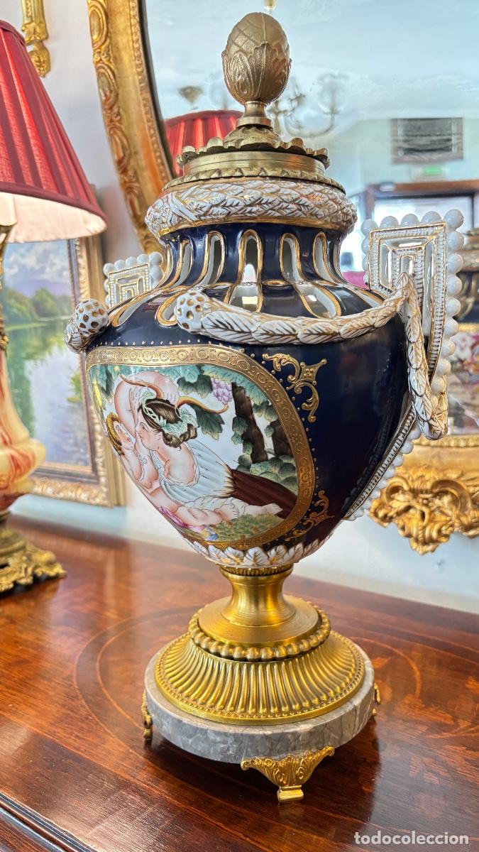 Antig&uuml;edades: Precioso Tibor, antiguo franc&eacute;s