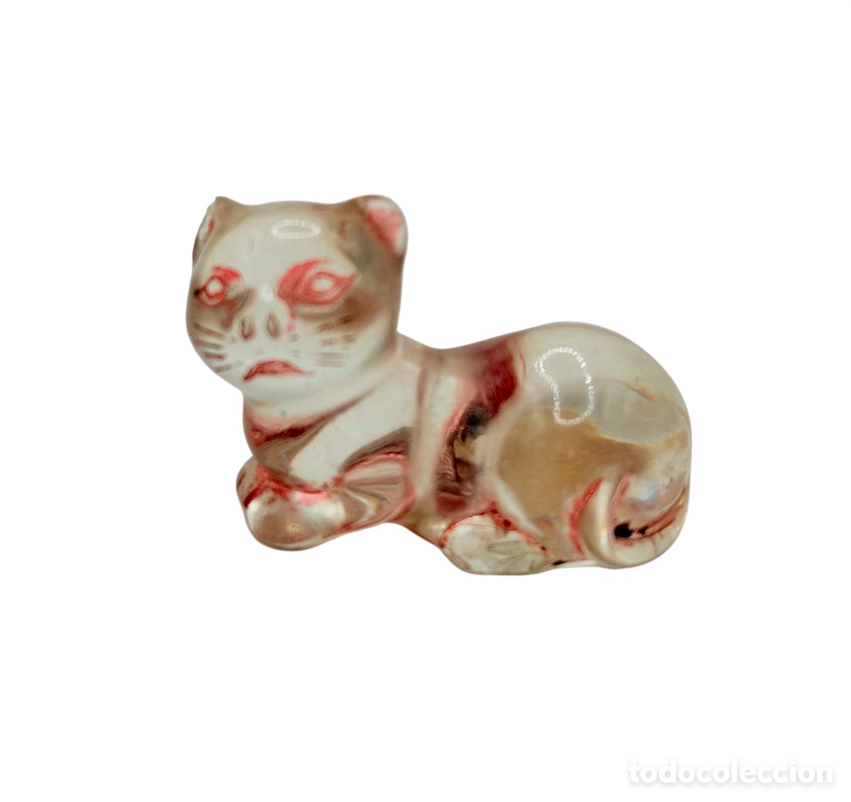 Antig&uuml;edades: Figura de Gato de Cristal