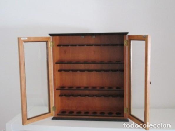Antig&uuml;edades: PIPERO - MUEBLE VITRINA EXPOSITOR DE PIPAS - ESTADO IMPECABLE - COLECCIONISMO DE FUMADOR