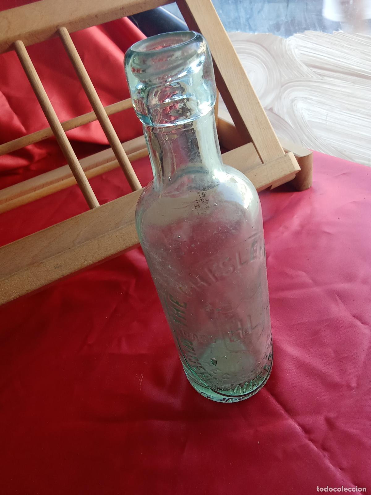 Antig&uuml;edades: Botella agua minera inglesa, marca Chislehurst. Vitrina 10