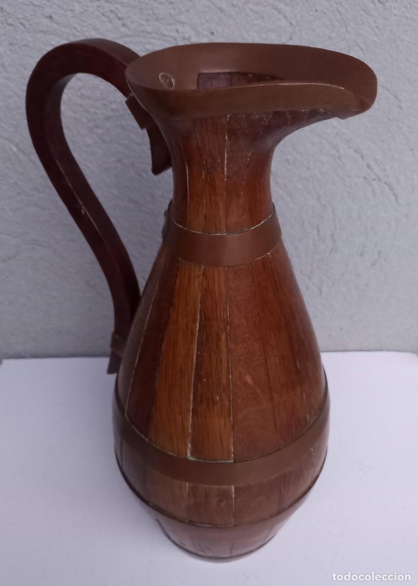 Antig&uuml;edades: ANTIGUA JARRA MADERA LUIS POU.