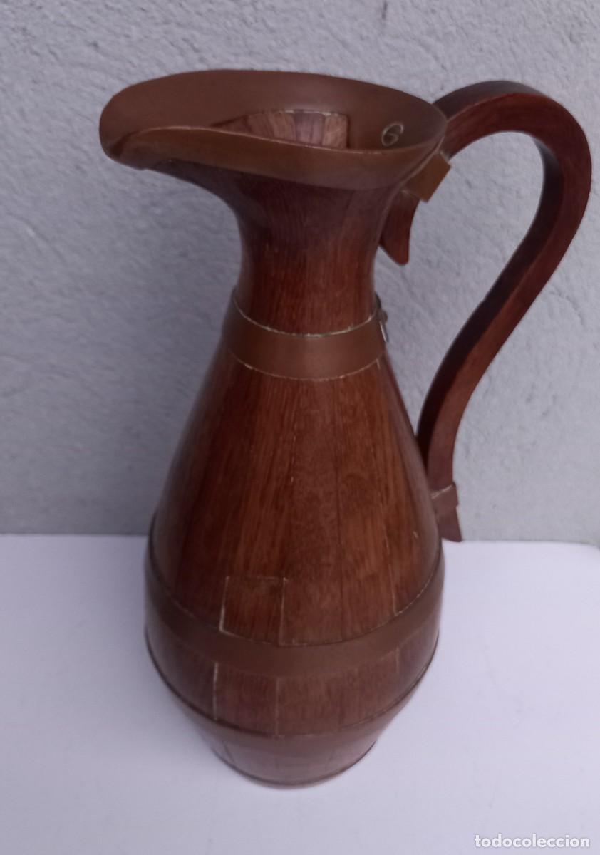 Antig&uuml;edades: ANTIGUA JARRA MADERA LUIS POU. - Foto 2
