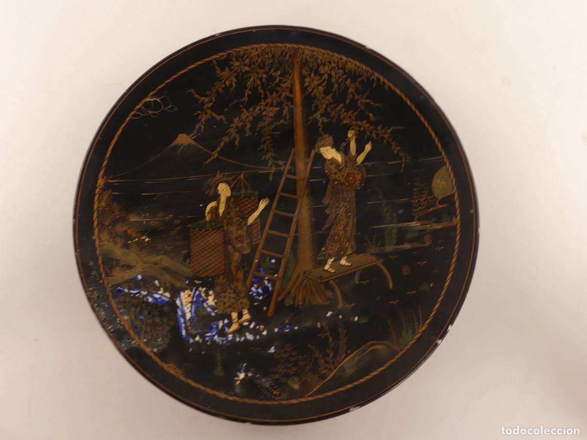 Antig&uuml;edades: PRECIOSO PLATO PARA COLGAR DE PORCELANA CHINA JAPON
