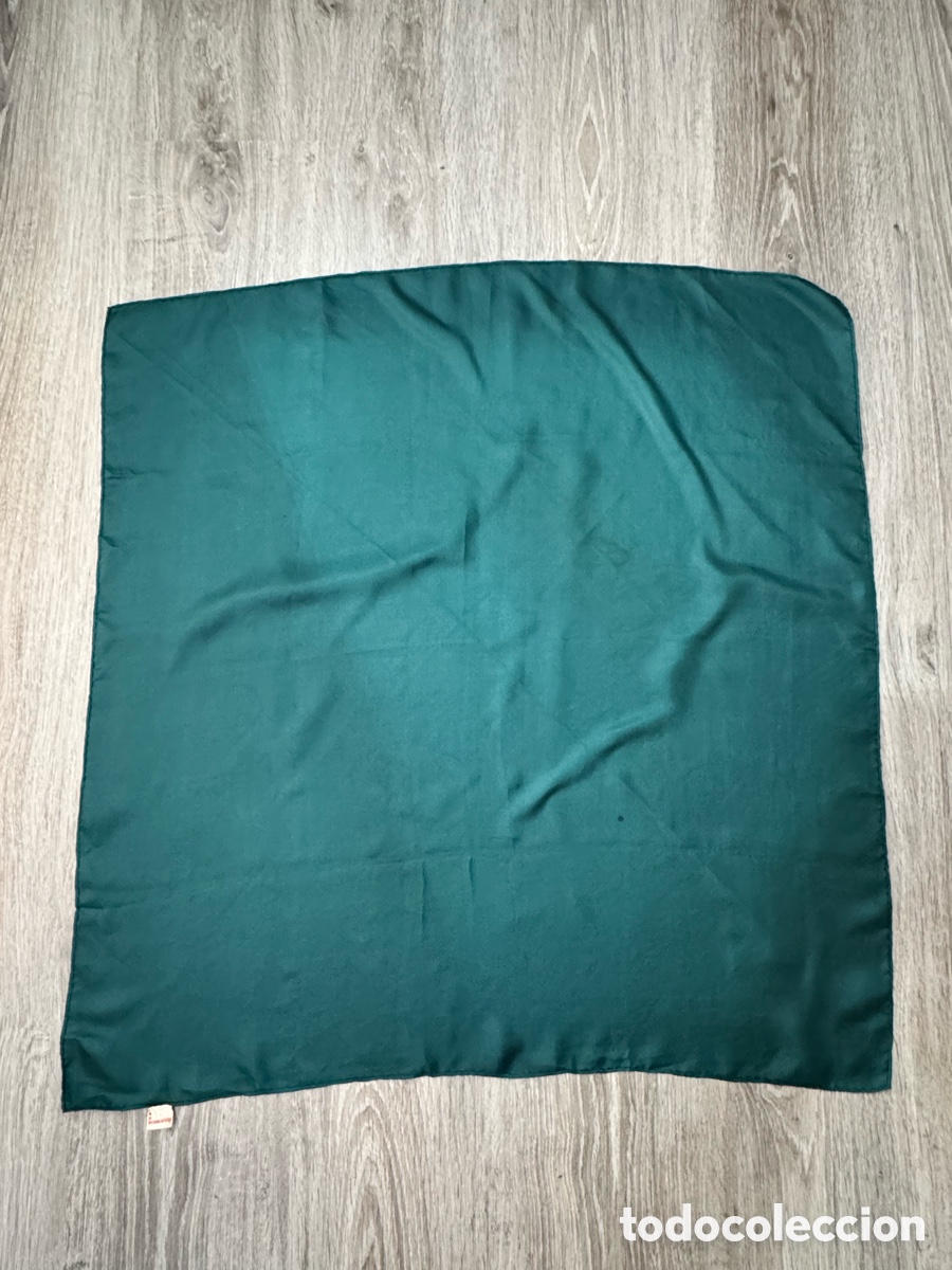 Antiguidades: ANTIGUO PA&Ntilde;UELO DE SEDA VINTAGE DI&Aacute;METRO 73cm x 73cm