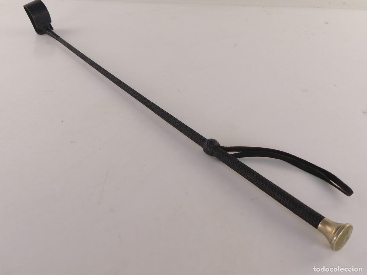 Antiques: L&Aacute;TIGO O FUSTA DE CABALLER&Iacute;A EXCELENTE PIEZA DE COLECCI&Oacute;N