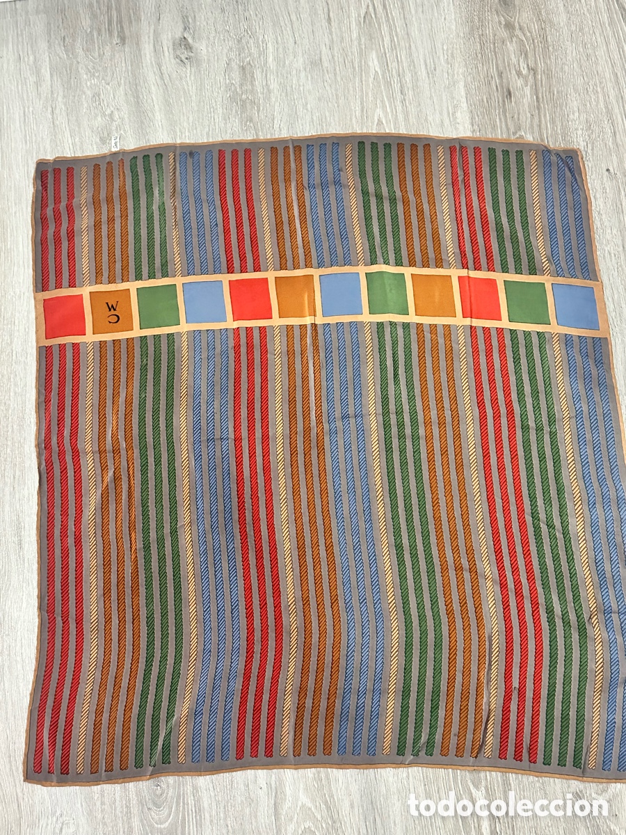 Oggetti Antichi: ANTIGUO PA&Ntilde;UELO DE SEDA VINTAGE