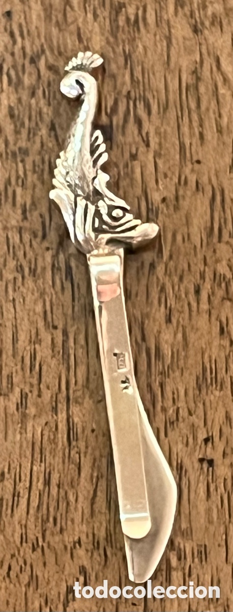 Antig&uuml;edades: ABRECARTAS DE PLATA EN FORMA DE PEZ - Foto 2