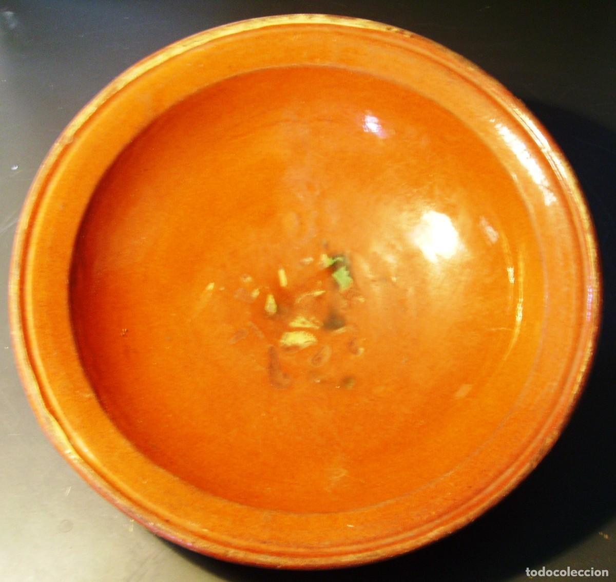Antig&uuml;edades: PLATO CER&Aacute;MICA CATALANA DE LA BISBAL XIX &ndash; XX