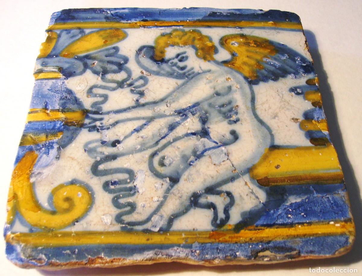 Antiquit&auml;ten: EXCEPCIONAL AZULEJO DE TRIANA O PORTUGAL XVII &ndash; XVIII