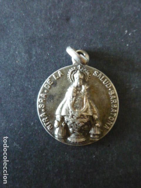 Oggetti Antichi: NUESTRA SE&Ntilde;ORA DE LA SALUD BARBATONA ANTIGUA MEDALLA EN PLATA 1,5 CM