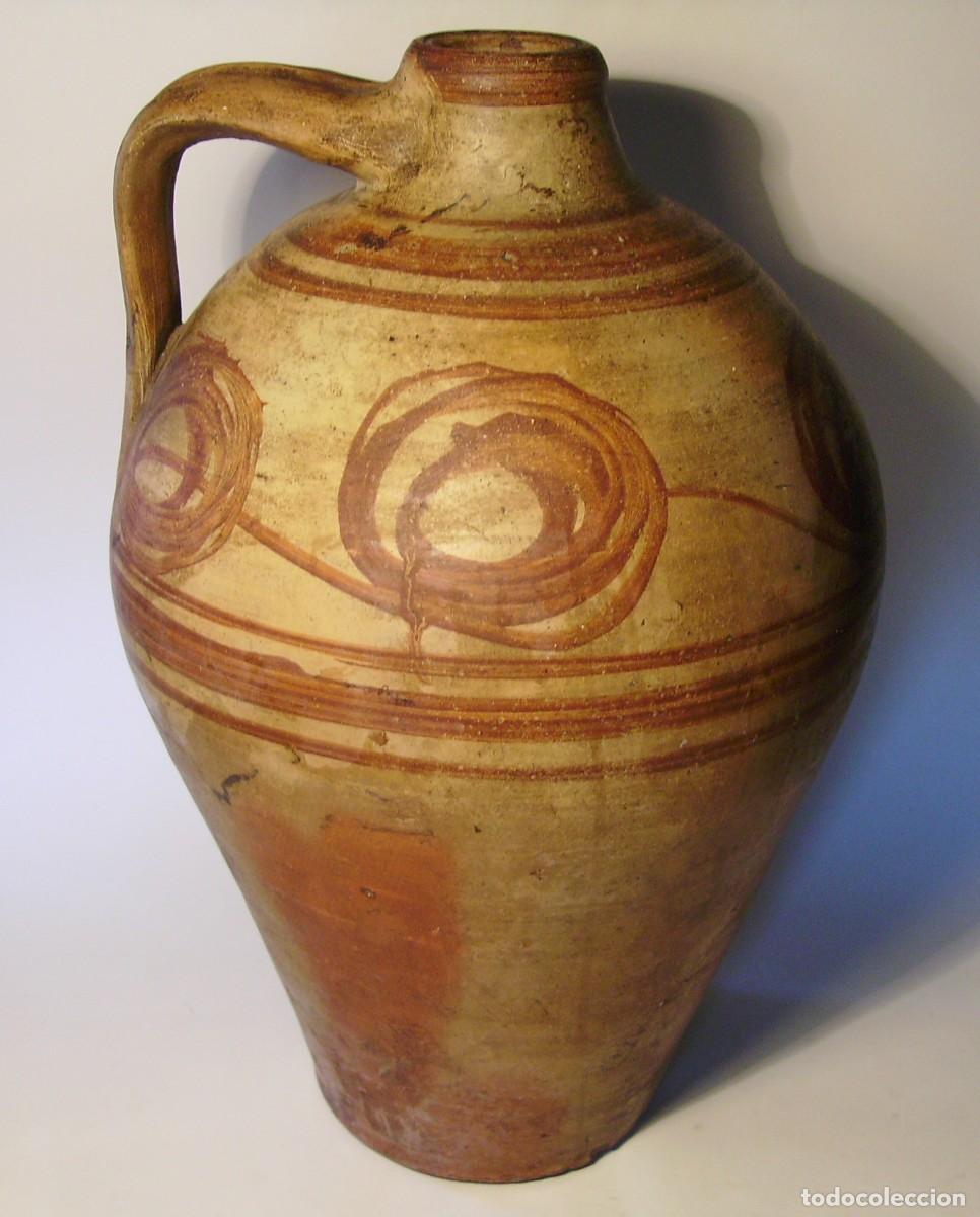 Antiques: ROTUNDO C&Aacute;NTARO CER&Aacute;MICA DE PRIEGO XIX