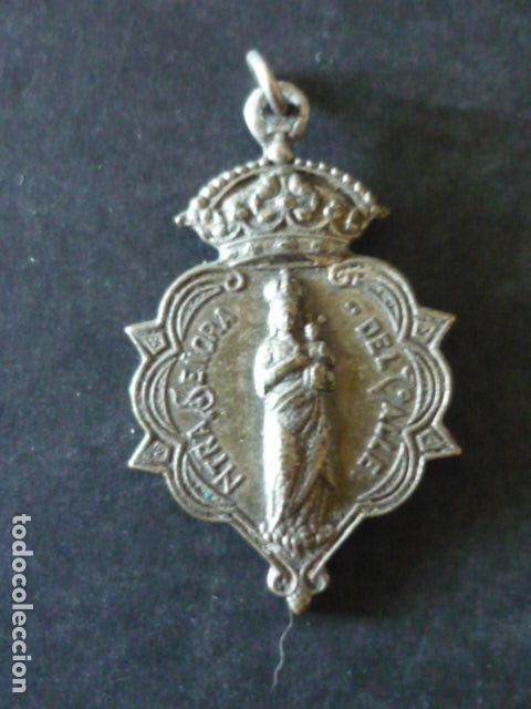 Antiques: TOLEDO VIRGEN DEL VALLE ANTIGUA MEDALLA 4 X 2.5 CM