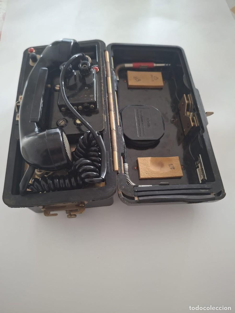 Antig&uuml;edades: TEL&Eacute;FONO MILITAR DE CAMPA&Ntilde;A FF63M Funwerk K&ouml;lleda -RDA/NVA - GUERRA FR&Iacute;A