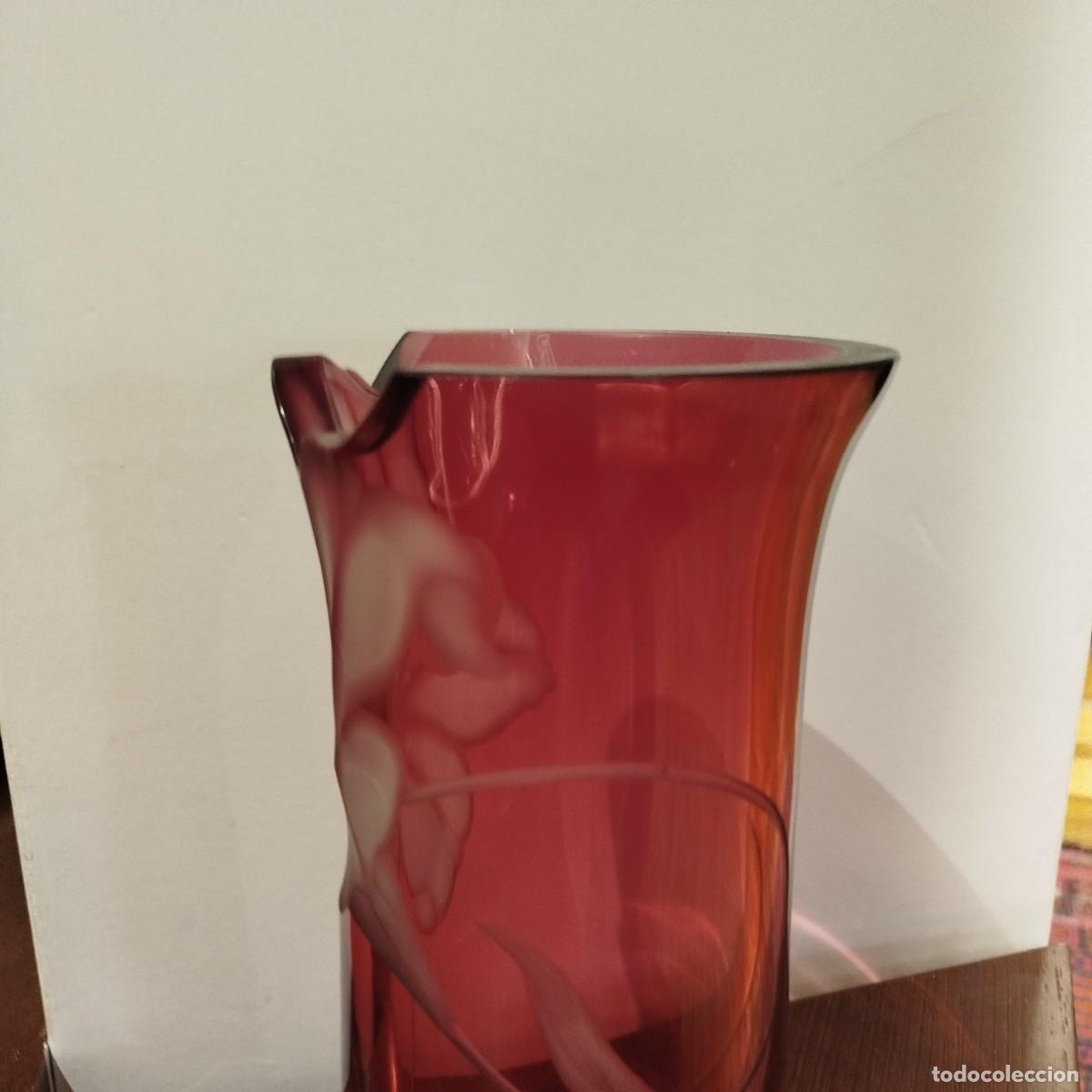 Antig&uuml;edades: Cristal y vidrio - Jarr&oacute;n Moser - Foto 6