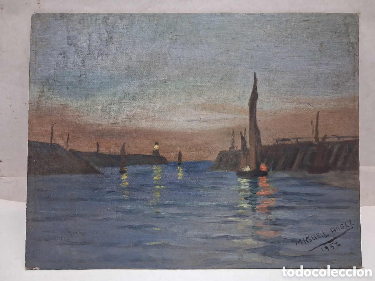 Antig&uuml;edades: Marina nocturna Miguel Angel 1958