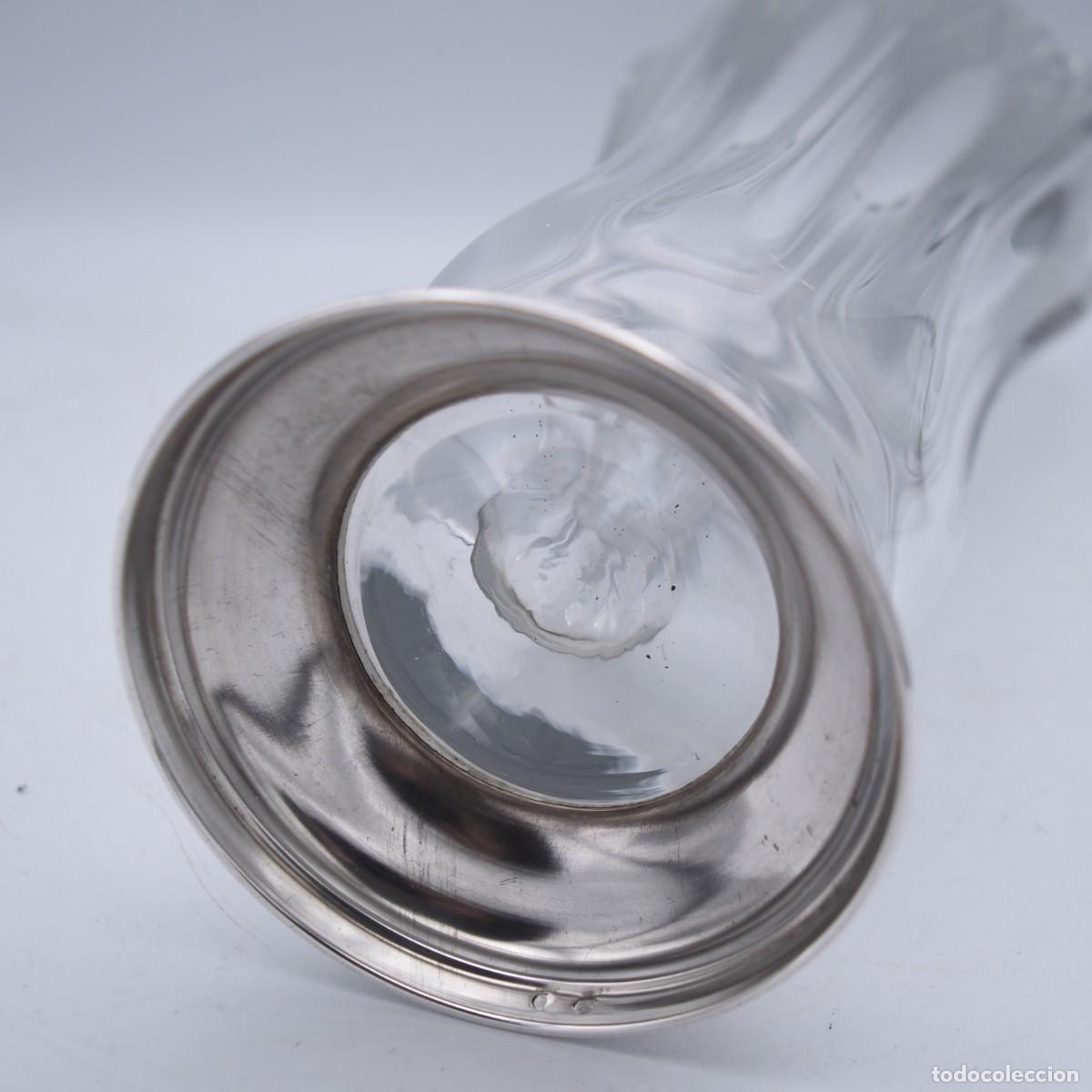 Antig&uuml;edades: Jarr&oacute;n de plata y cristal - Foto 9
