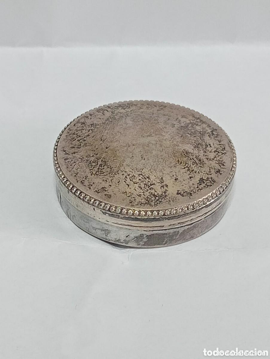 Antig&uuml;edades: ANTIGUA CAJA EN PLATA DE LEY. CONTRASTADA