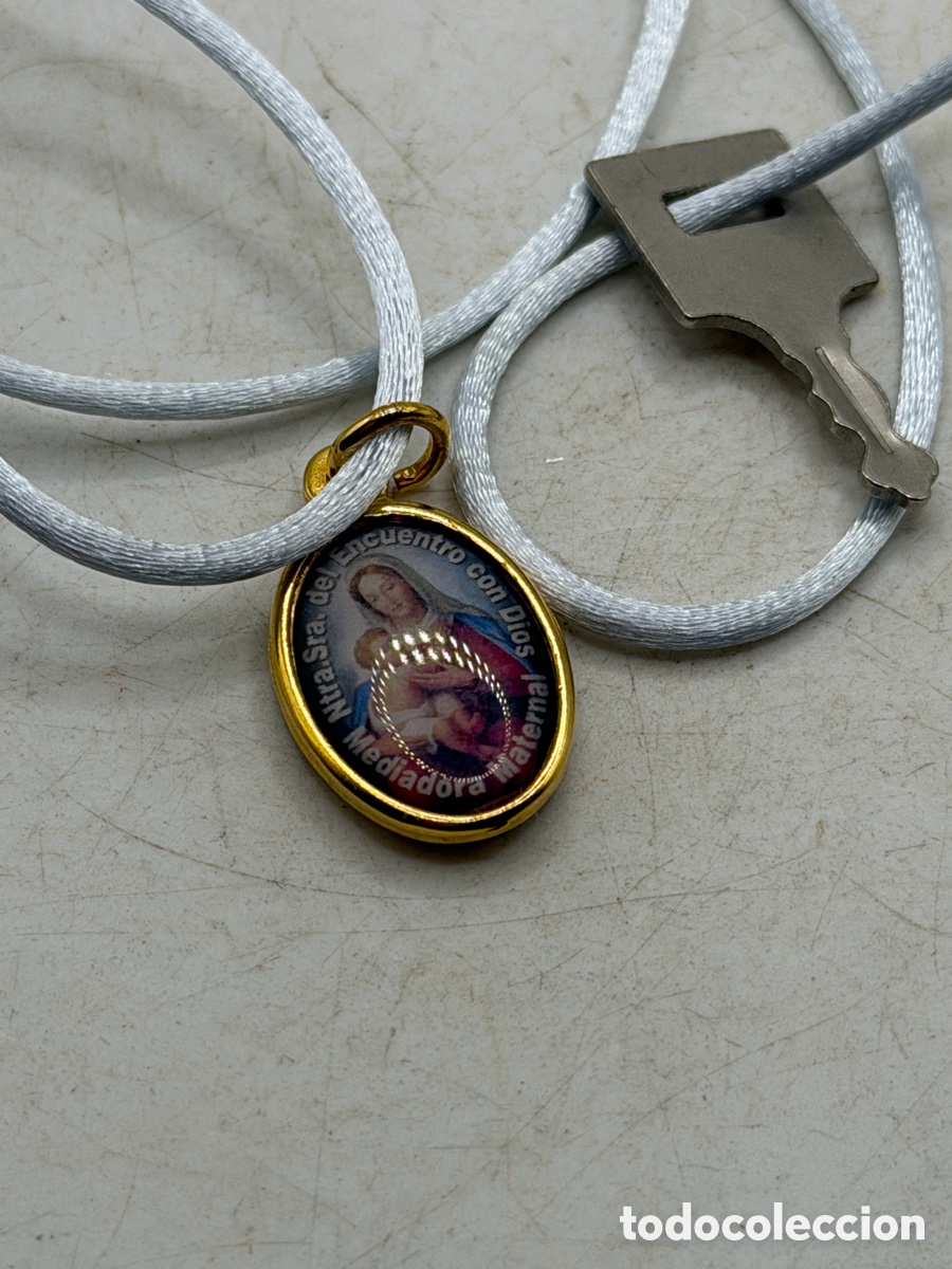 Antig&uuml;edades: Medalla Religiosa de la Virgen - Foto 2