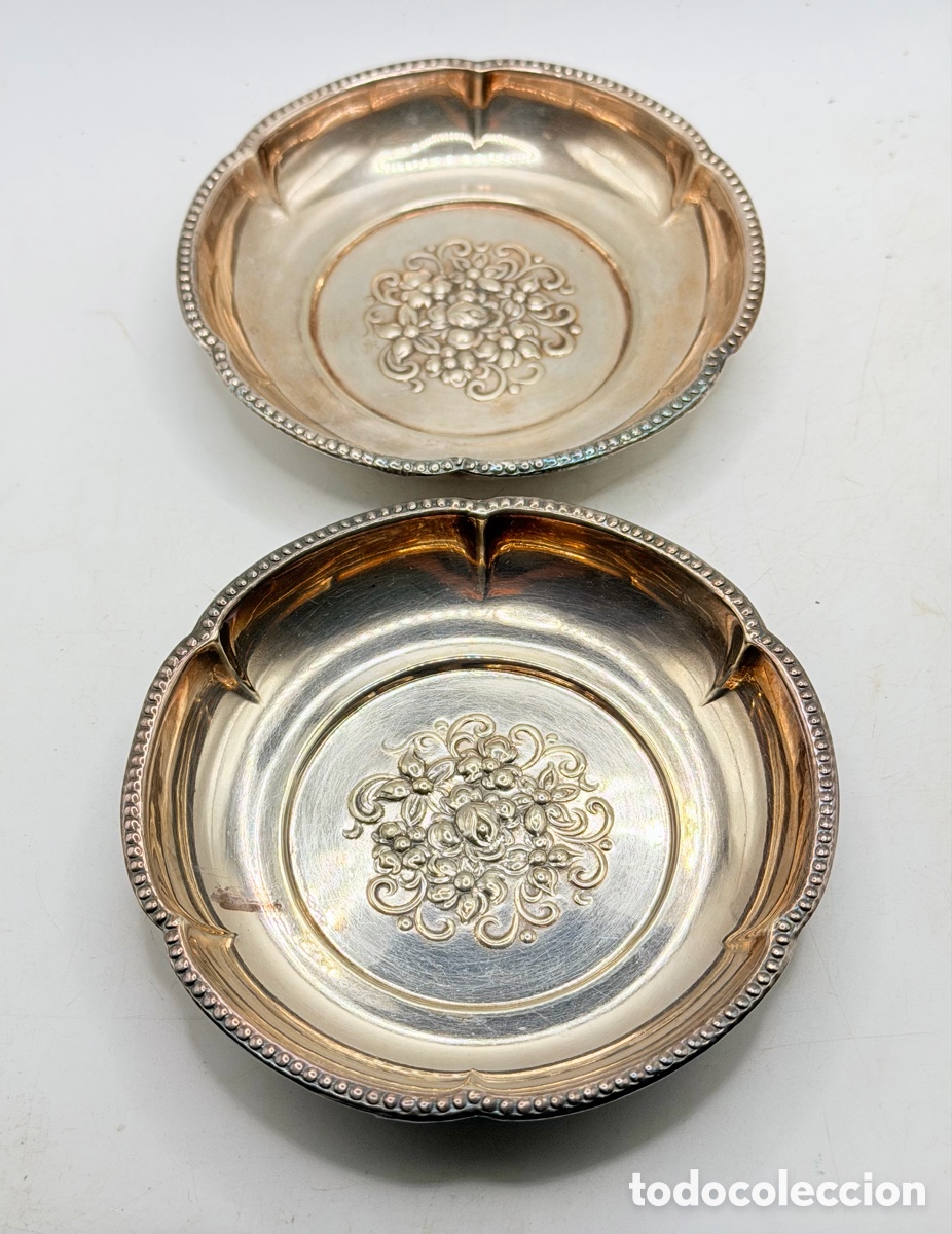 Oggetti Antichi: Antiguas Bandejas Plateadas