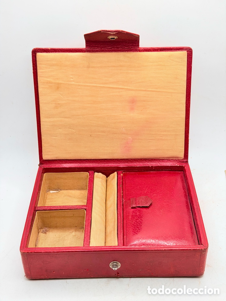 Antiguidades: Antiguo Joyero de Cuero