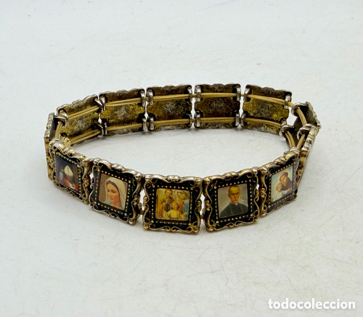 Antiquit&eacute;s: Pulsera de Santos y V&iacute;rgenes