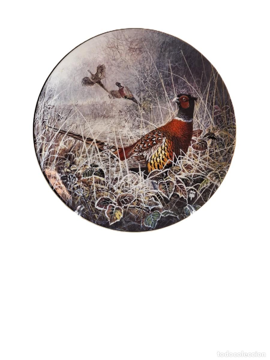Antig&uuml;edades: PLATO DECORATIVO WEDGWOOD - COLECCION &rdquo;GAME BIRDS OF BRITAIN&rdquo; DISE&Ntilde;O A WINTER&acute;S MORNING 1995, 20 CM.