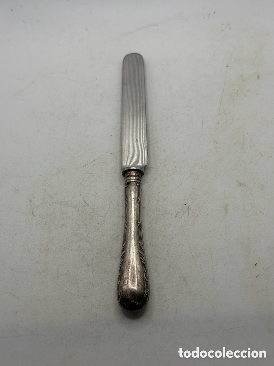 Oggetti Antichi: Antiguo Cuchillo de Plata