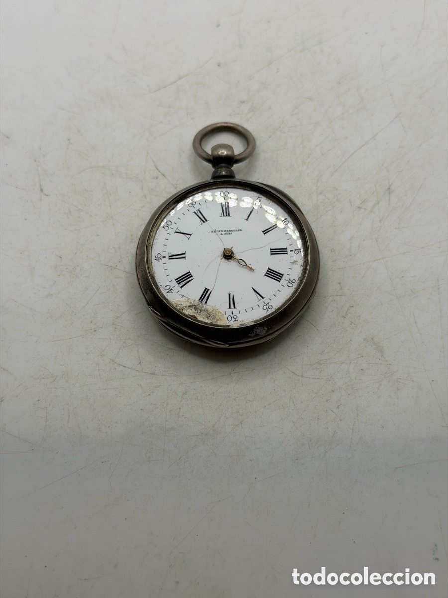 Antig&uuml;edades: Antiguo Reloj de Plata de Ley