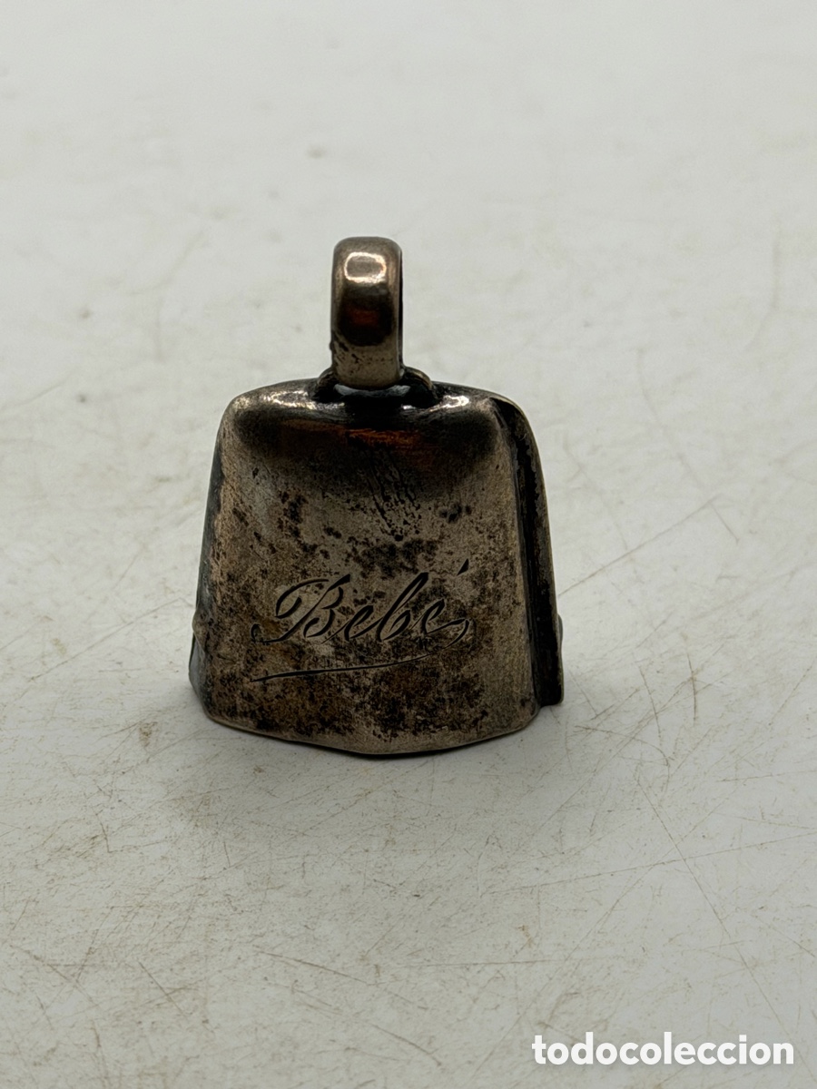 Antiques: Antigua Campana de Plata de Ley
