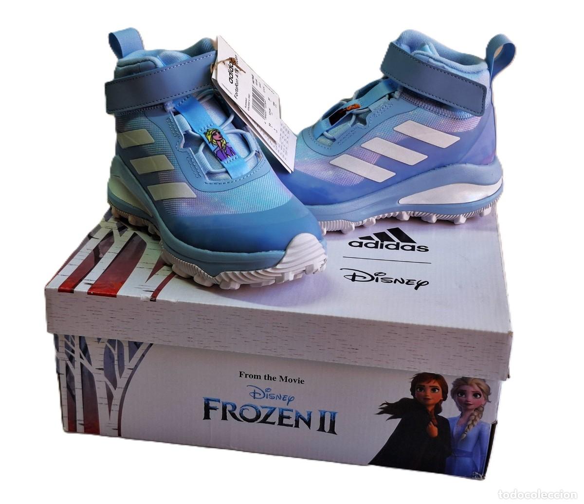 Antig&uuml;edades: ADIDAS - ZAPATILLAS DISNEY FROZEN II - NI&Ntilde;OS UNISEX TALLA 32 - NUEVAS EN CAJA ORIGINAL