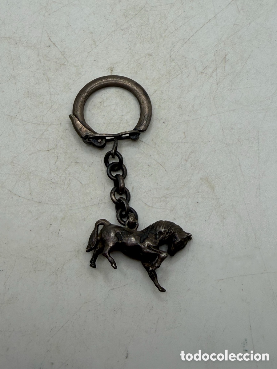 Antig&uuml;edades: Llavero de Caballo de Plata