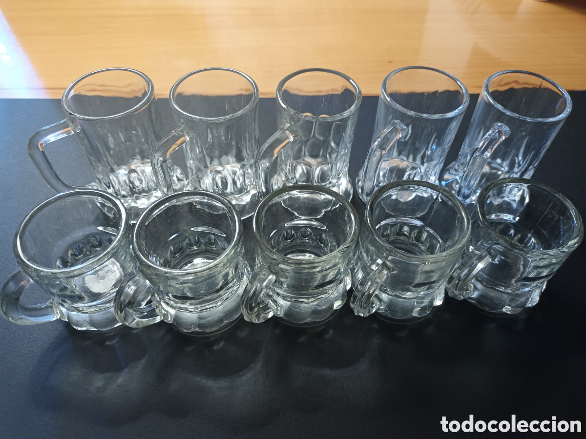 Antig&uuml;edades: 10 ANTIGUAS JARRITAS COPITAS CHUPITOS - Foto 1