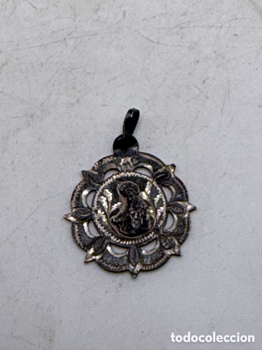 Antig&uuml;edades: Antigua Medalla Religiosa de Plata