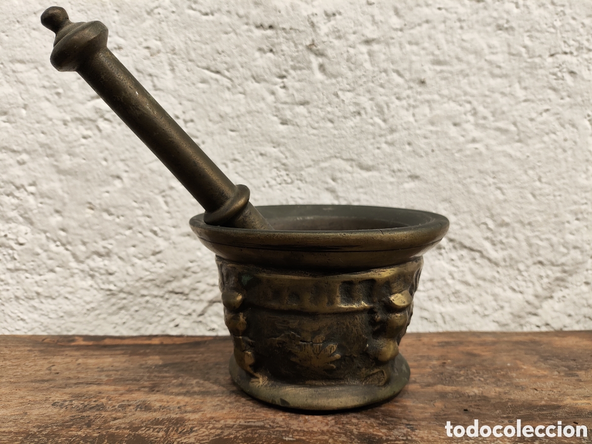 Antiques: ANTIGUO MORTERO O ALMIREZ EN BRONCE