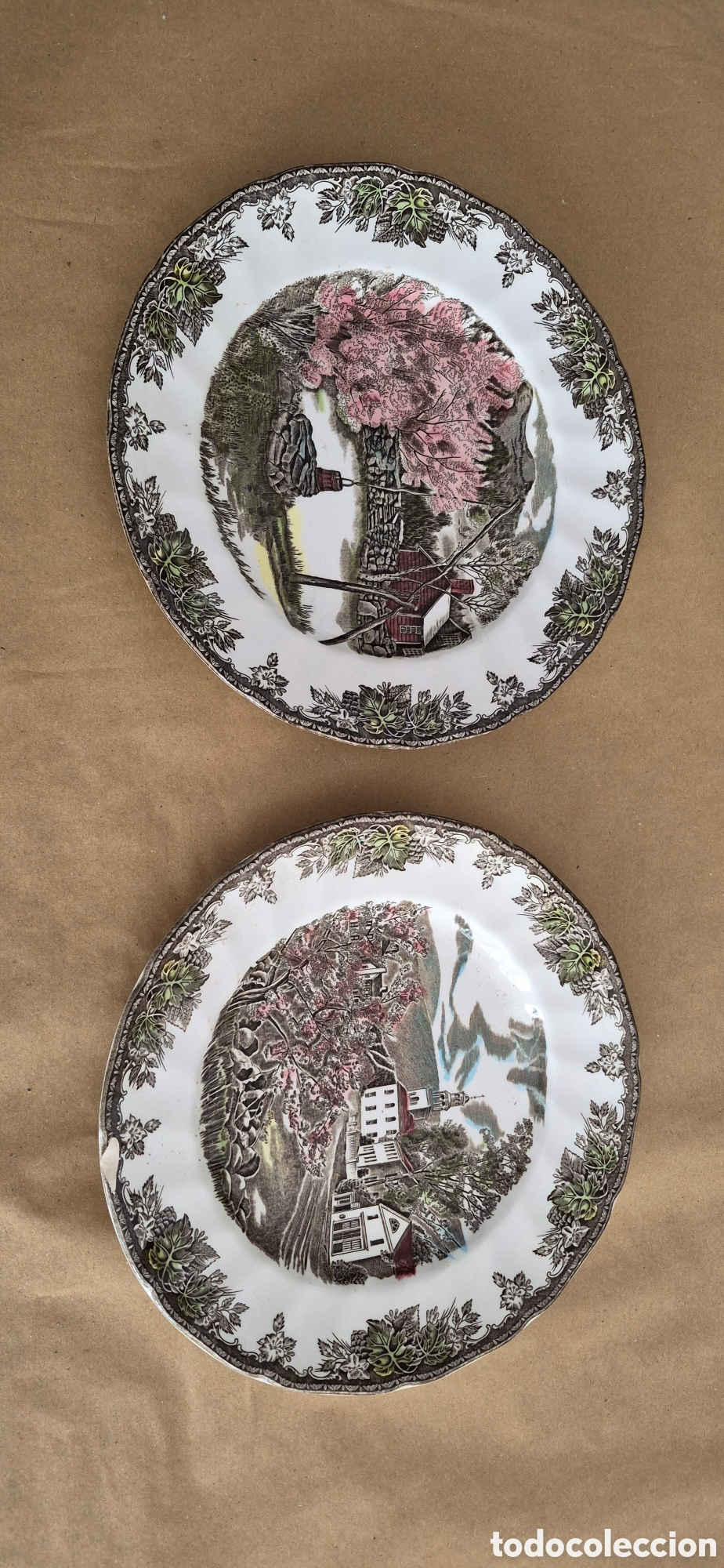 Antig&uuml;edades: Platos porcelana Johnson Bros