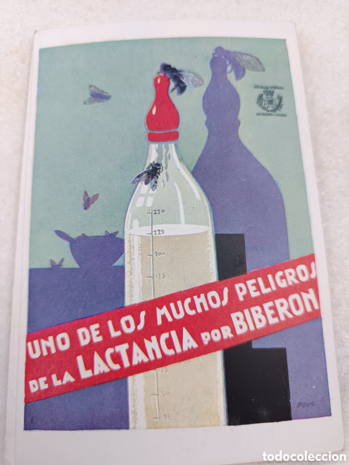 Antig&uuml;edades: Antigua postal de la republica espa&ntilde;ola