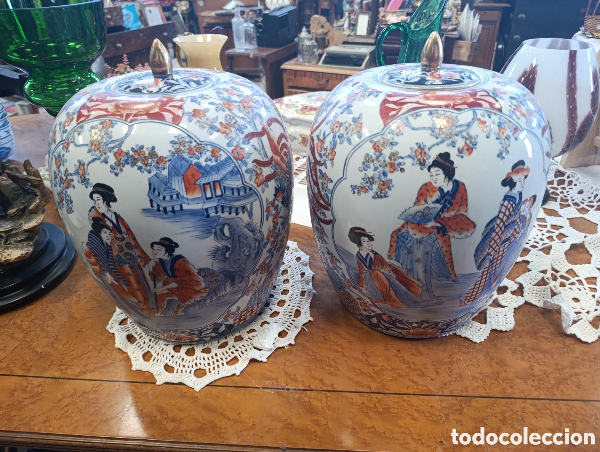 Antig&uuml;edades: Parejas de jarrones chinos. lmari... - Foto 6