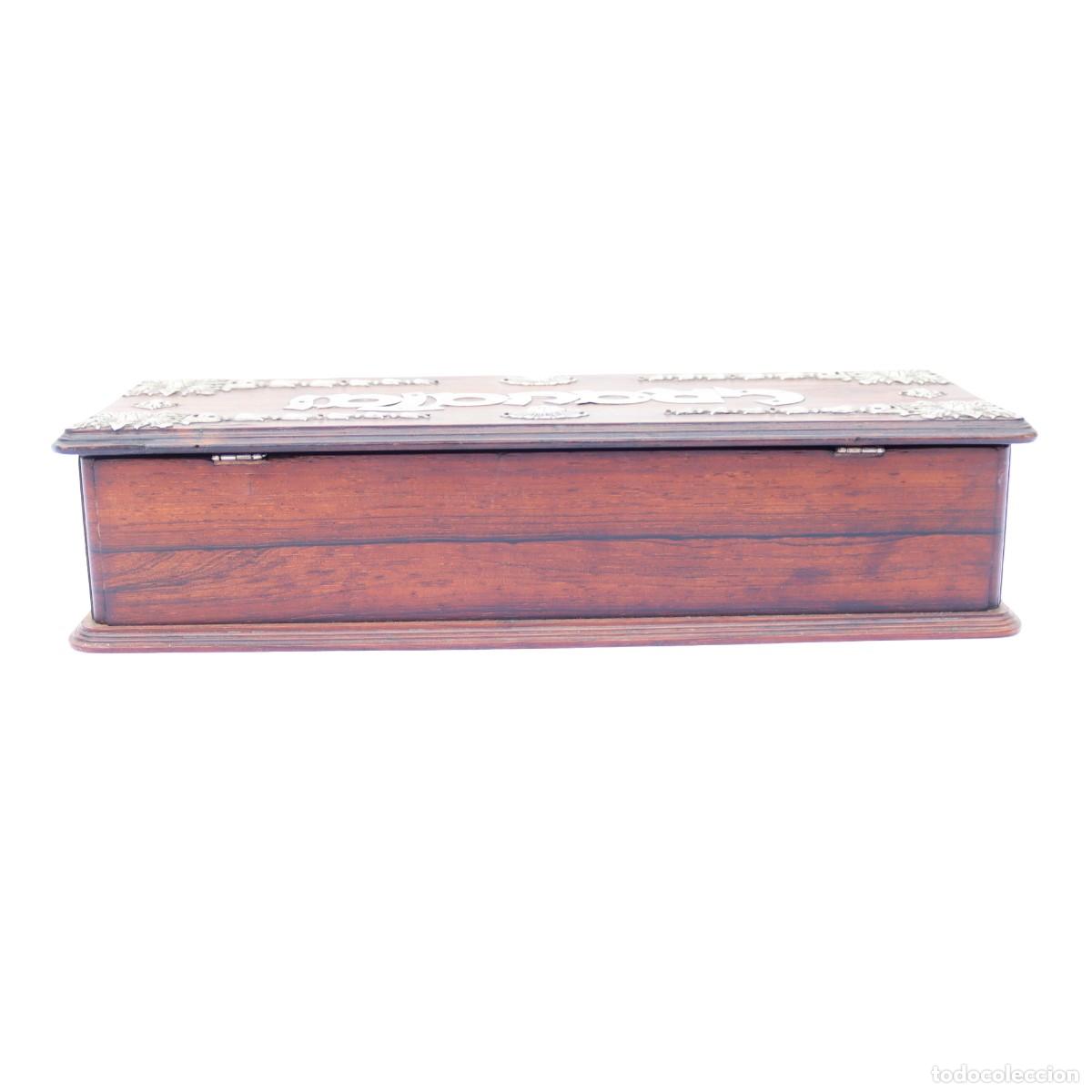 Antig&uuml;edades: Caja de Palo Santo y Plata - Foto 6