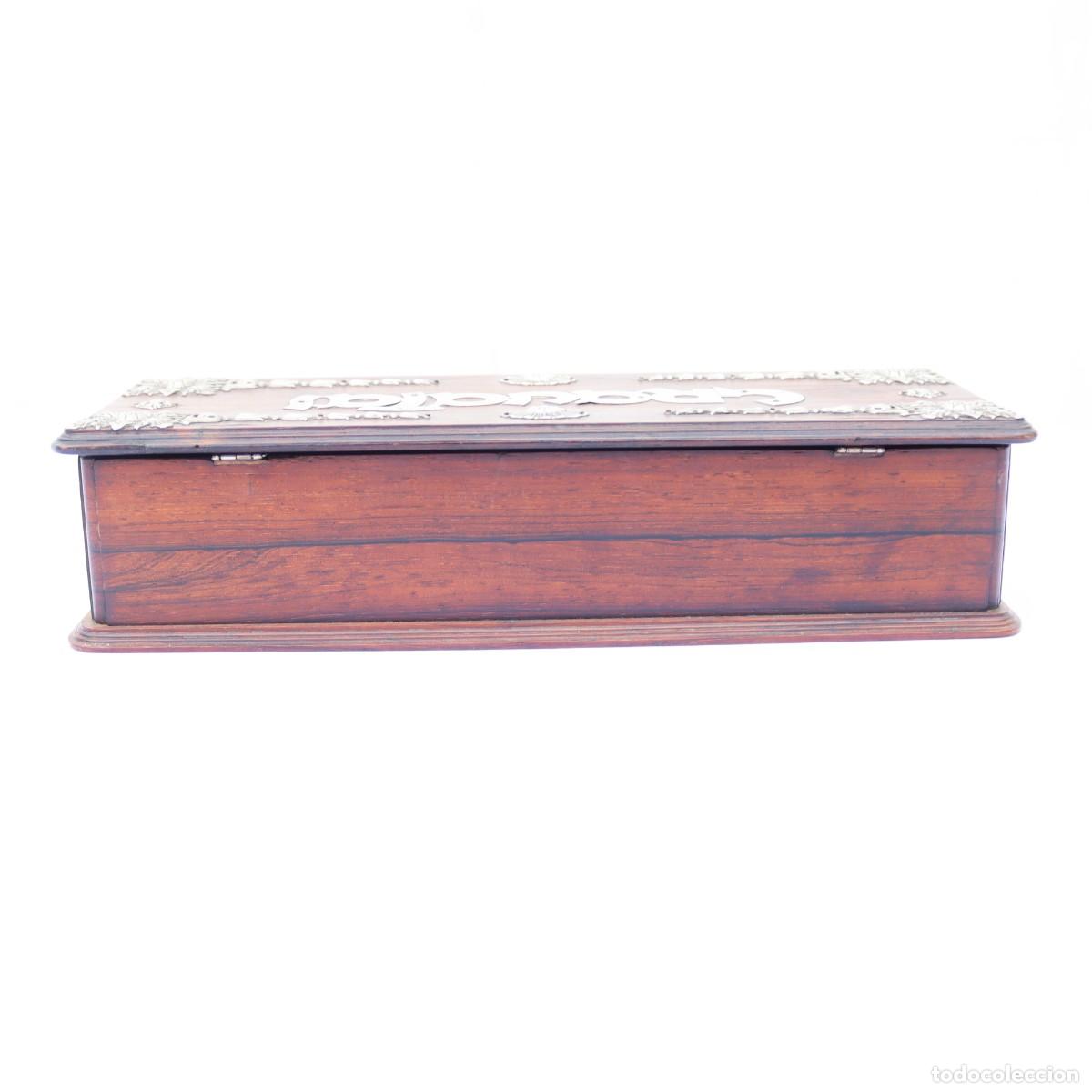 Antig&uuml;edades: Caja de Palo Santo y Plata - Foto 7