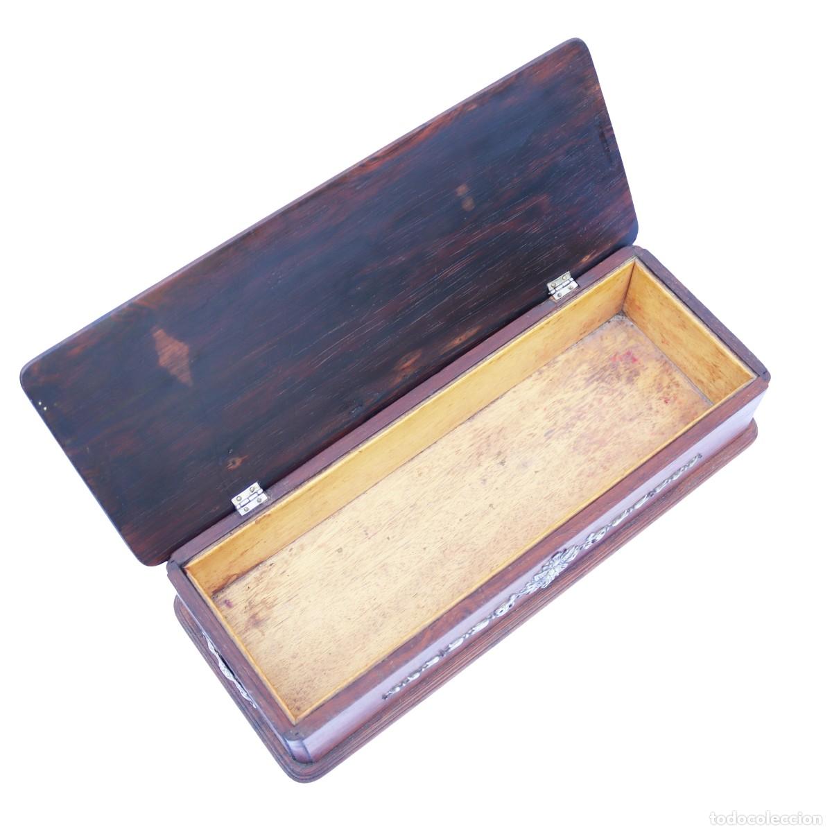 Antig&uuml;edades: Caja de Palo Santo y Plata - Foto 12