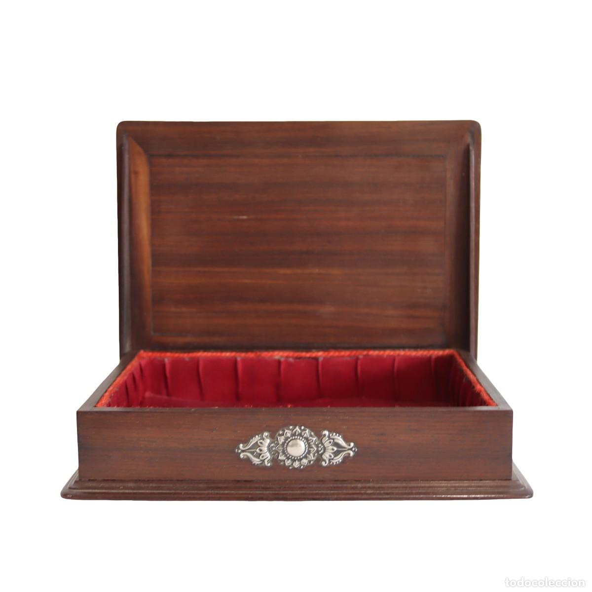 Antig&uuml;edades: Caja de Palo Santo y Plata - Foto 5