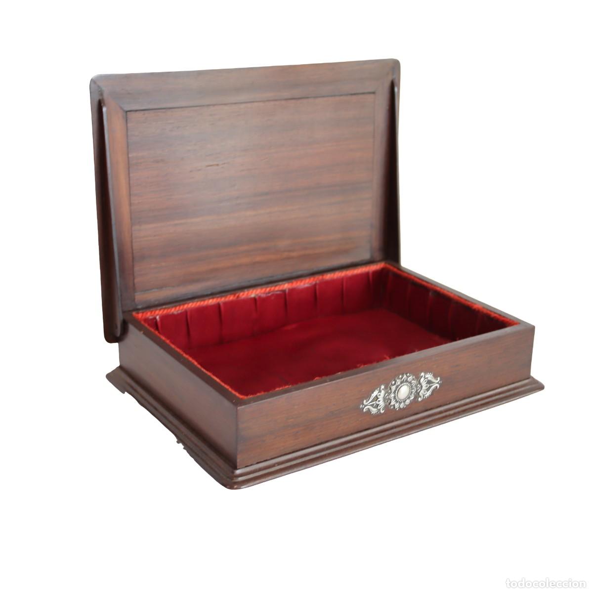 Antig&uuml;edades: Caja de Palo Santo y Plata - Foto 6