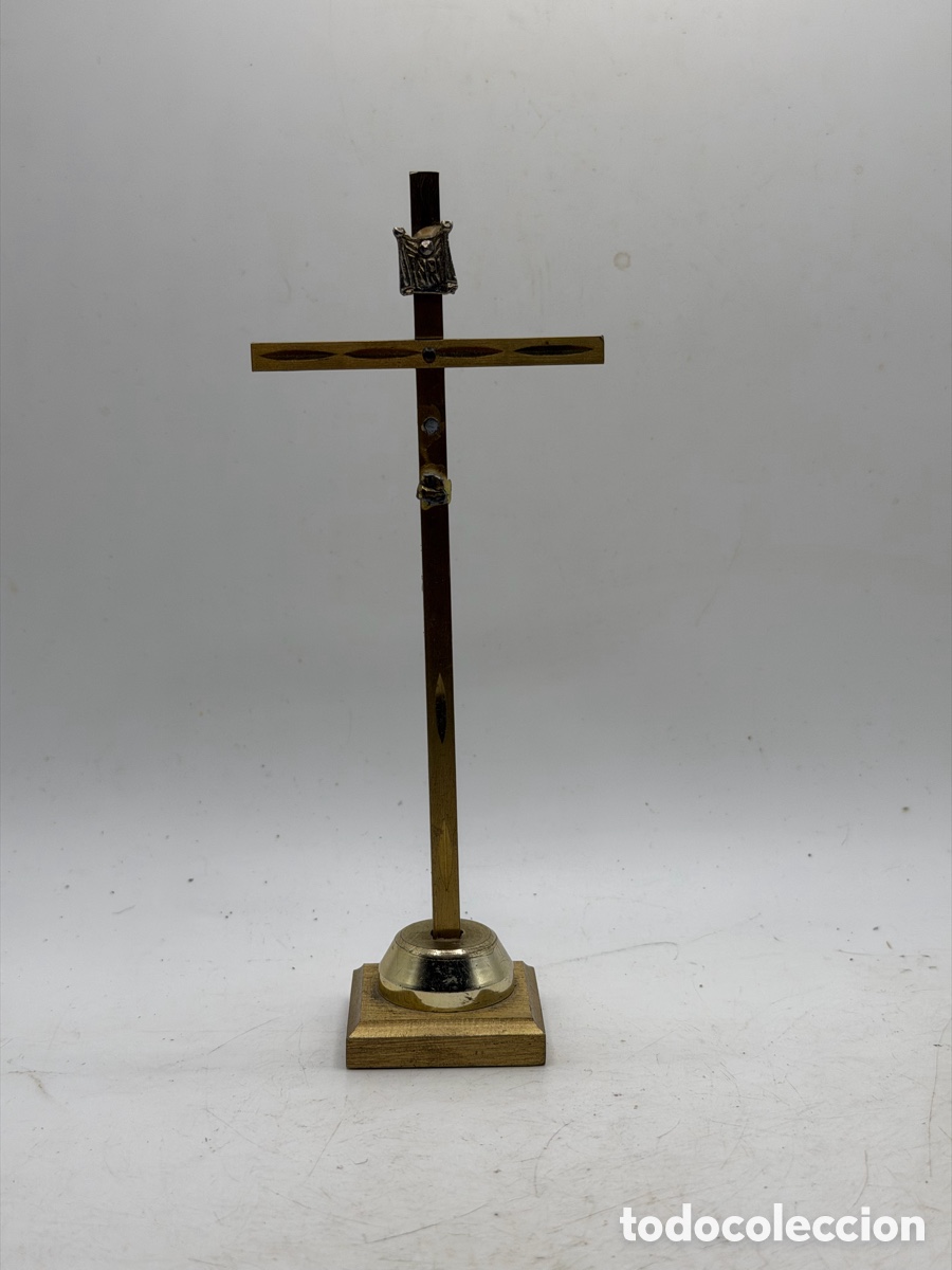 Antiques: Antigua Cruz Religiosa Dorada